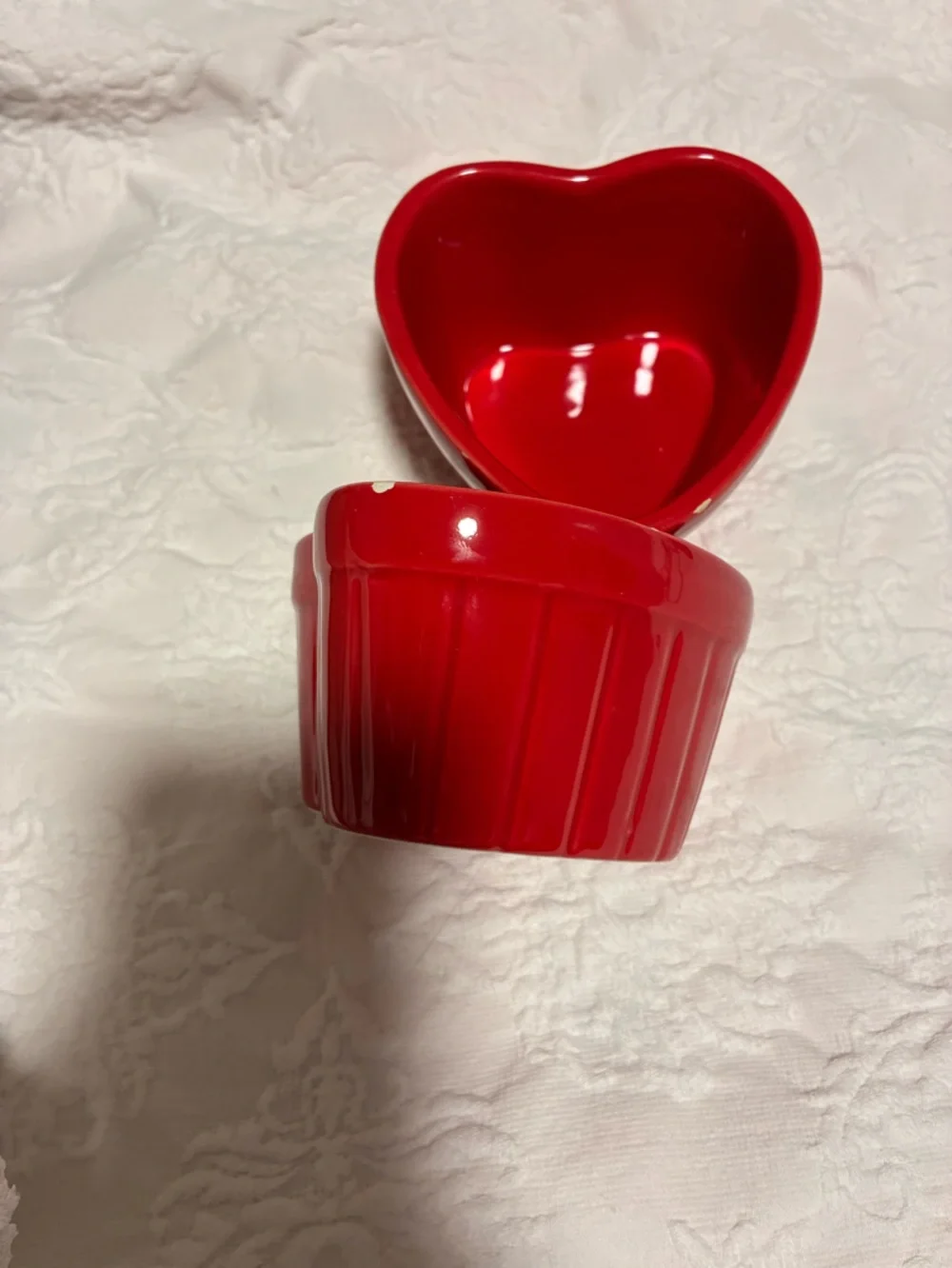 Target Red Heart Shaped Baking Ramekins